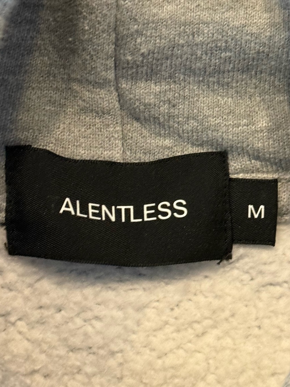Men's Gray Talentless Hooded Sweatshirt - Classic Pullover Hoodie - Picture 3 of 3